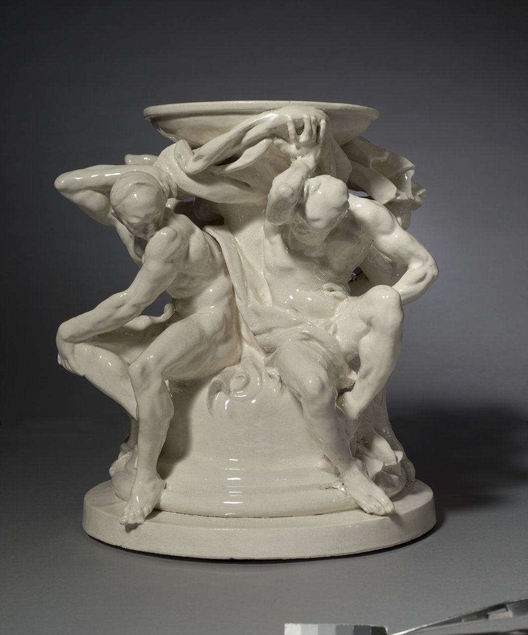 Titans, Support for a Vase, zaprojektowany przez Alberta-Ernesta Carrier-Belleuse autorstwa Auguste Rodin