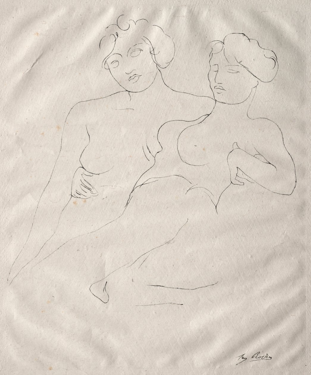 Dwie postacie autorstwa Auguste Rodin