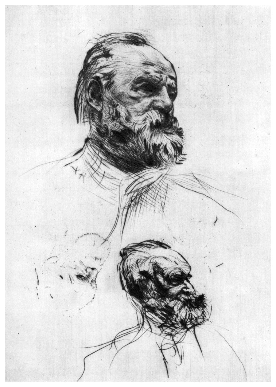 Wiktor Hugo, c1860-1910 1924 autorstwa Auguste Rodin