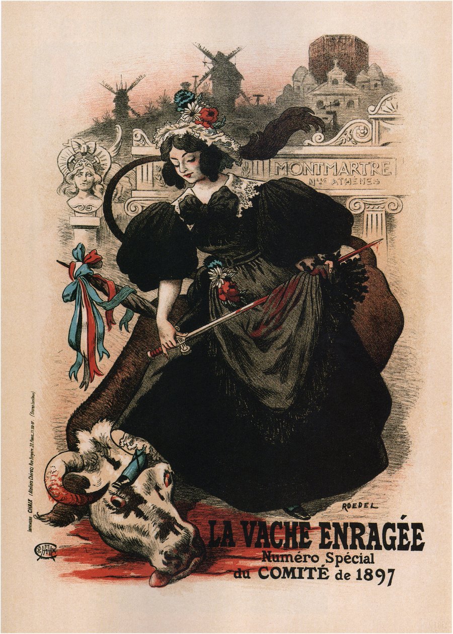 Wściekłość La Vache autorstwa Auguste Roedel