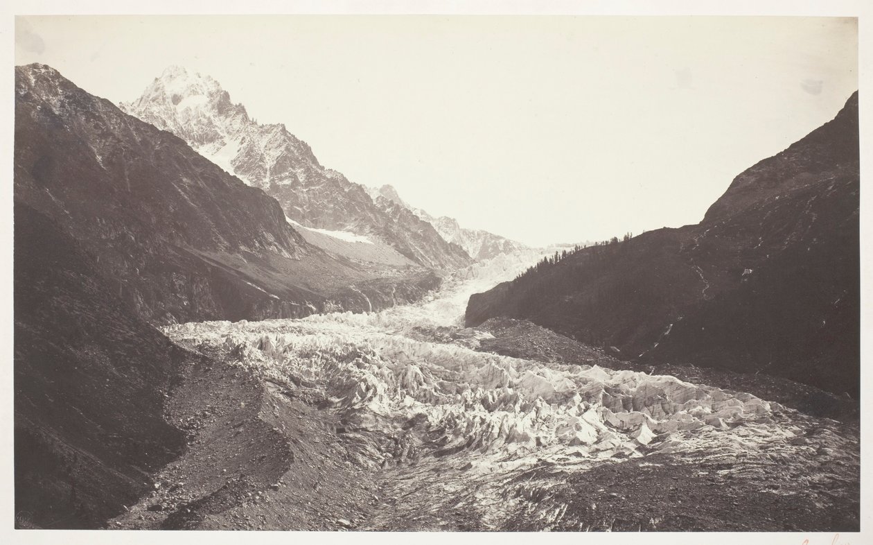 Savoie 48. Aiguille et glacier d’Argentières (Savoy 48. Igła i lodowiec Argentières) autorstwa Auguste Rosalie Bisson