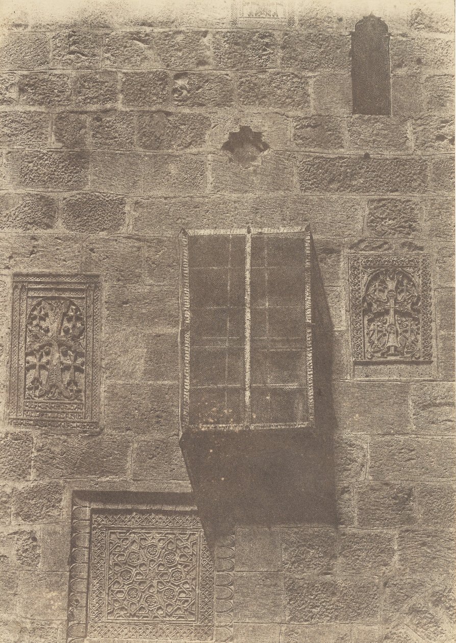 Jerozolima. Ormiański klasztor. Ornamenty autorstwa Auguste Salzmann