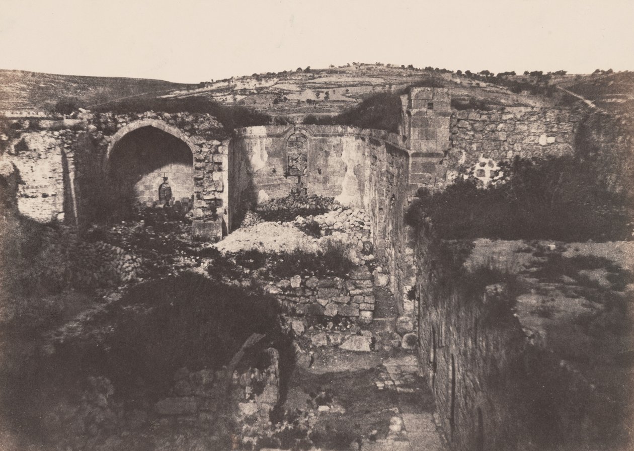 Jerozolima: Église de Sainte Marie Madeleine (Jerozolima: kościół św. Marii Magdaleny), 1854 (zdjęcie) autorstwa Auguste Salzmann