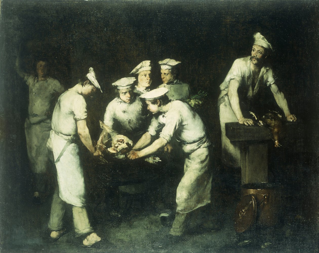 Kucharze autorstwa Auguste Theodule Ribot
