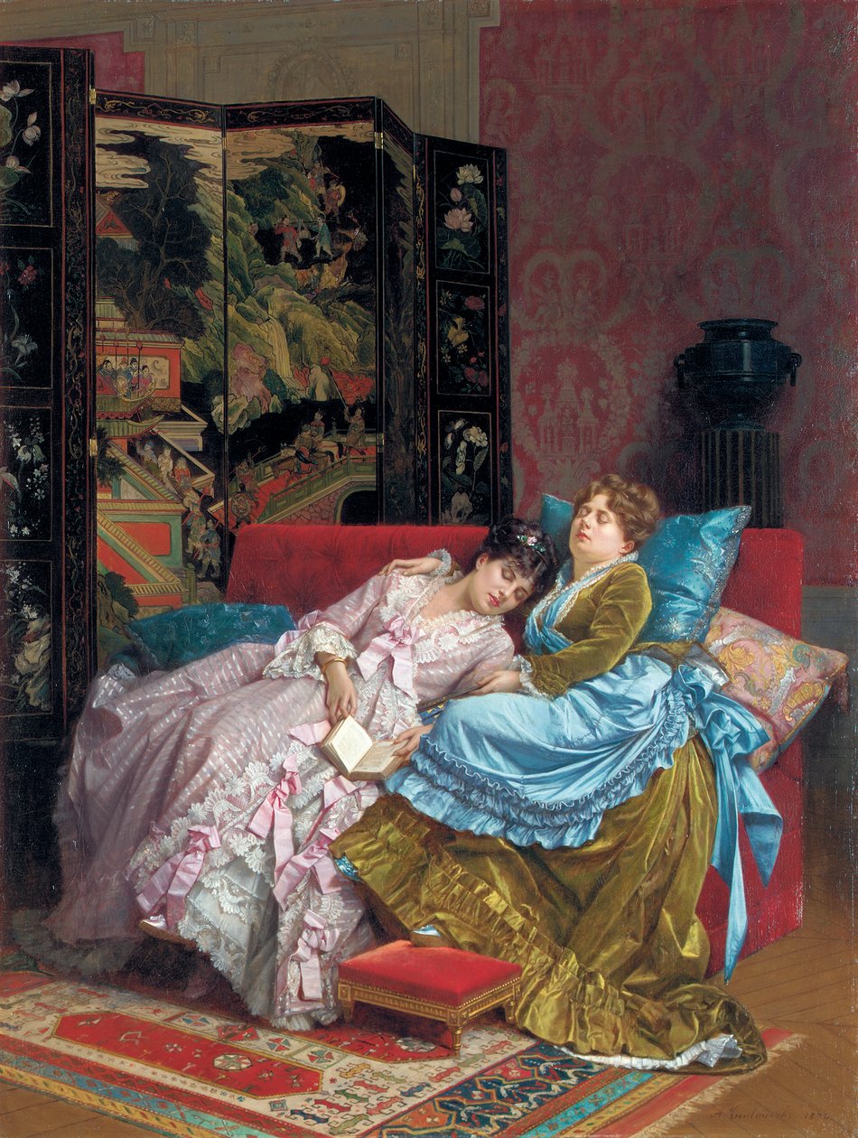 Popołudniowa sielanka autorstwa Auguste Toulmouche