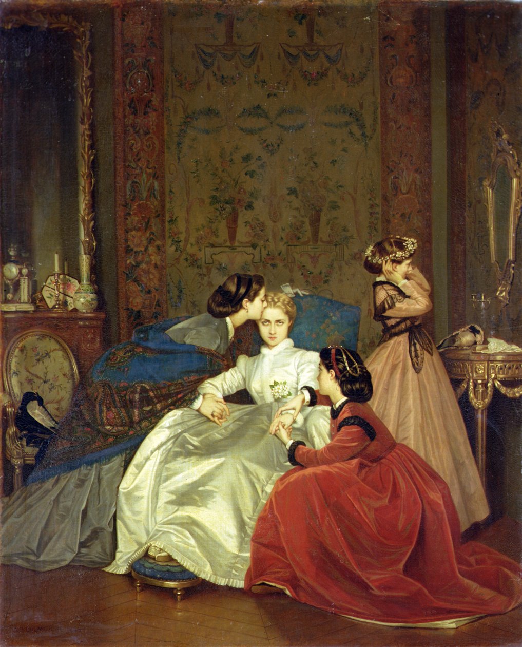 Niechętna panna młoda autorstwa Auguste Toulmouche