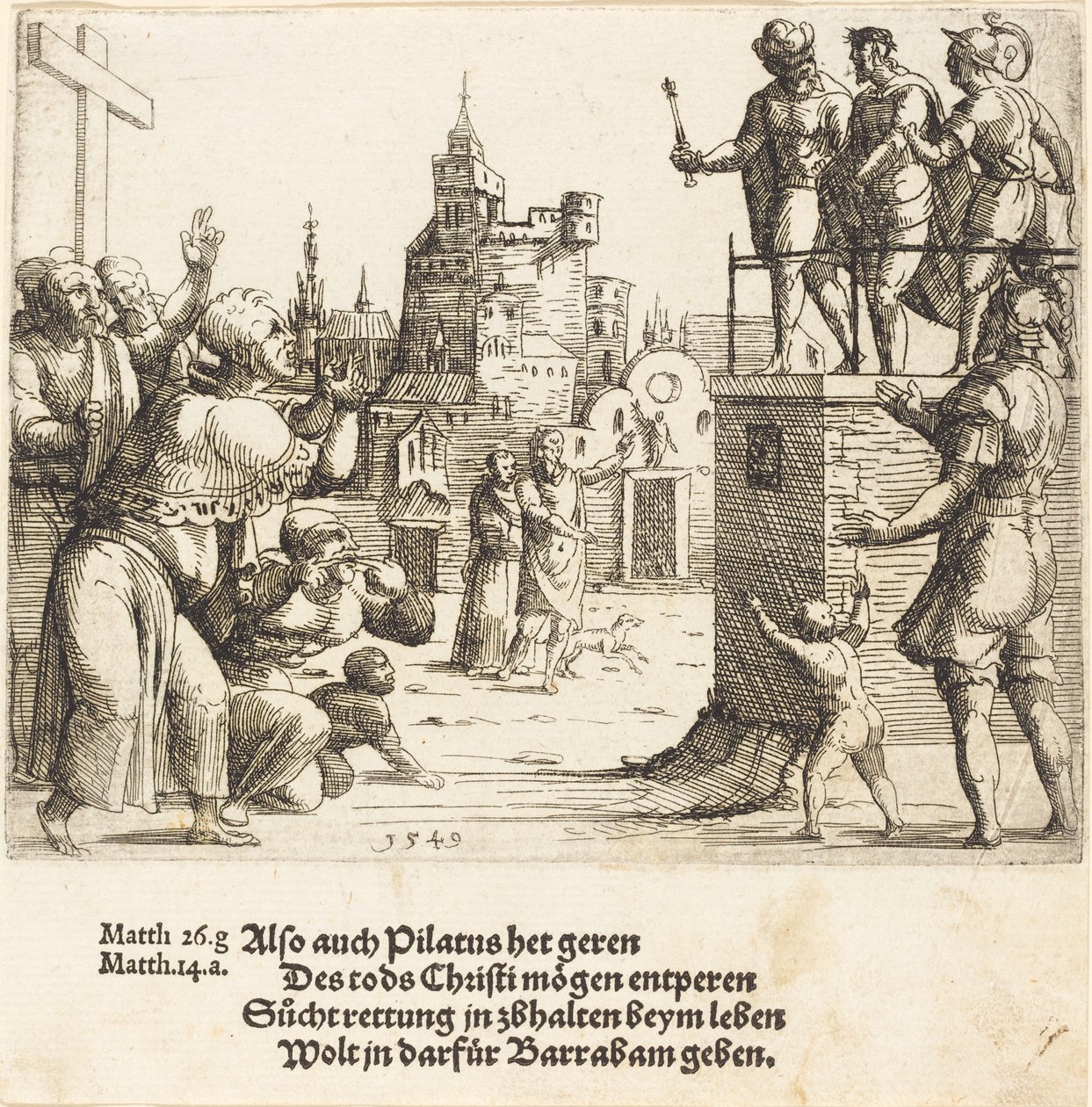 Oto Człowiek, 1549 autorstwa Augustin Hirschvogel