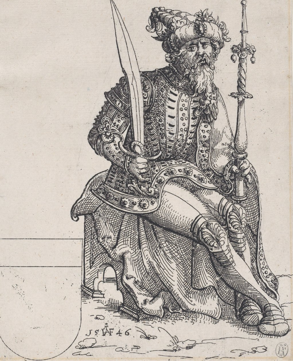 Maksymilian I, z Herberstain, Rerum Muscoviticarum Commentarii, 1546. autorstwa Augustin Hirschvogel