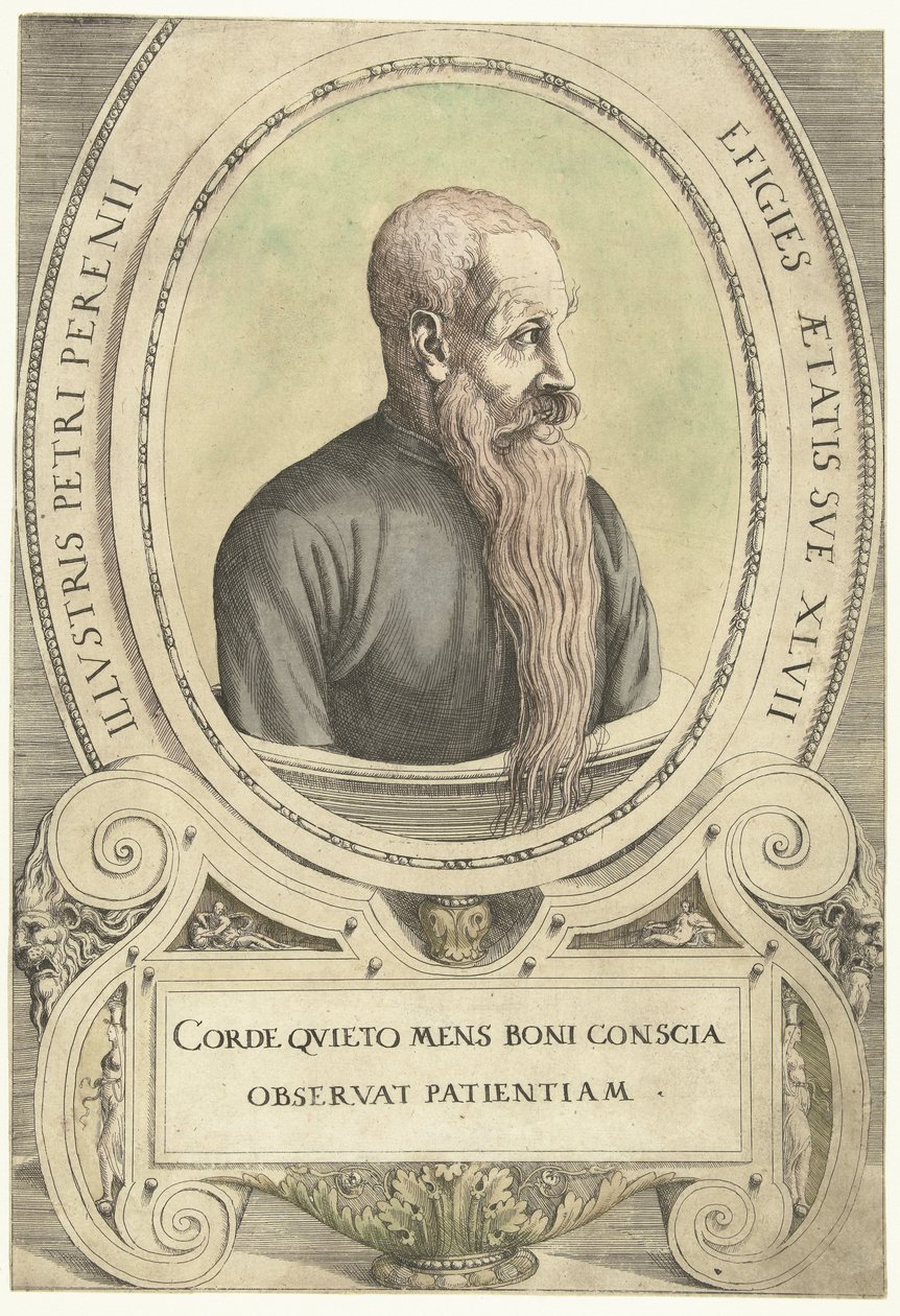 Jest portret Petera Perényi autorstwa Augustin Hirschvogel