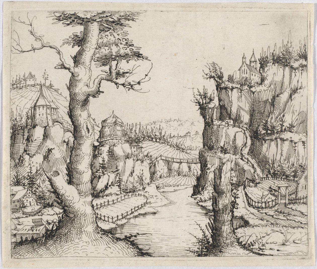 River Landscape with High Cliffs   1231530   pl       polish Successfully Translated  Original: A folio from Boethius, Consolation of Philosophy, 1910. Translat: A folio from Boethius, Consolation of Philosophy, 1910. 1146869 pl polish Successfully Transla autorstwa Augustin Hirschvogel