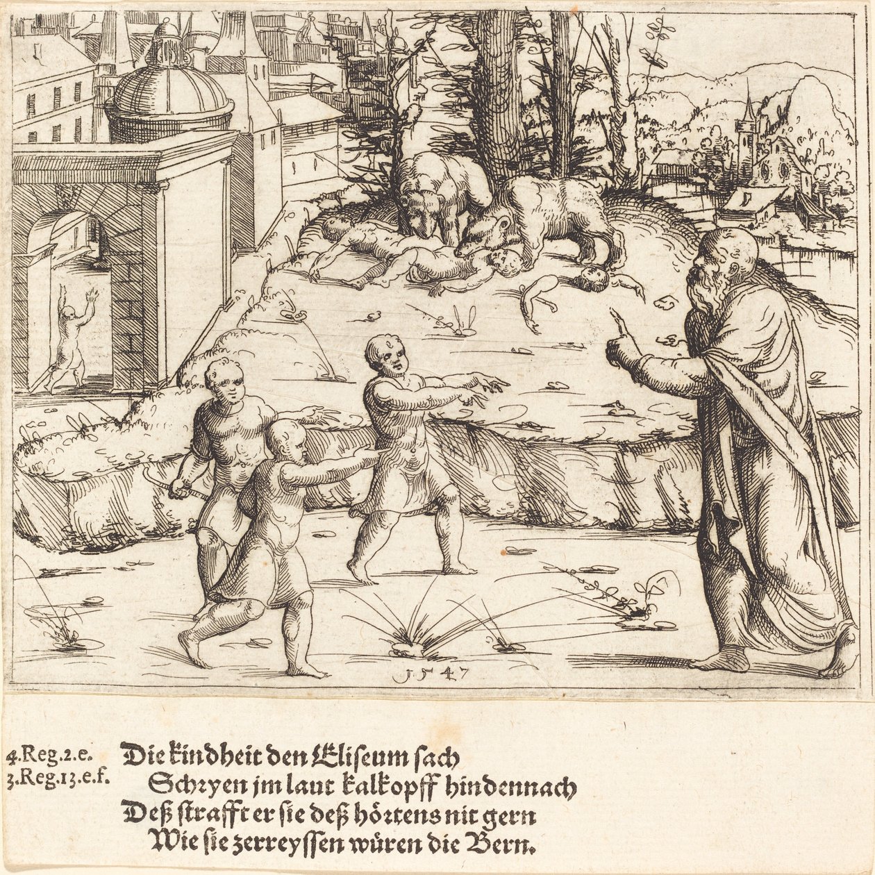 Morderstwo dzieci Betel autorstwa Augustin Hirschvogel