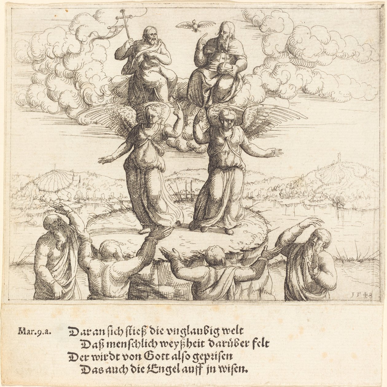 Przemienienie autorstwa Augustin Hirschvogel