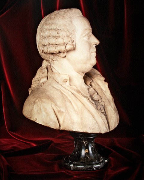 Portret uważany za Louis-Pierre-Sebastien, Marshall de Sainscy autorstwa Augustin Pajou
