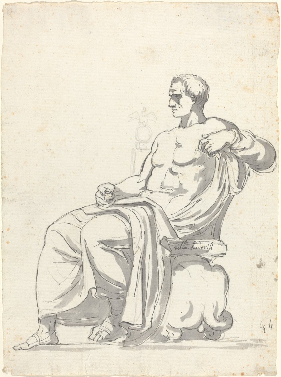 Ludovisi Menander autorstwa Augustin Pajou