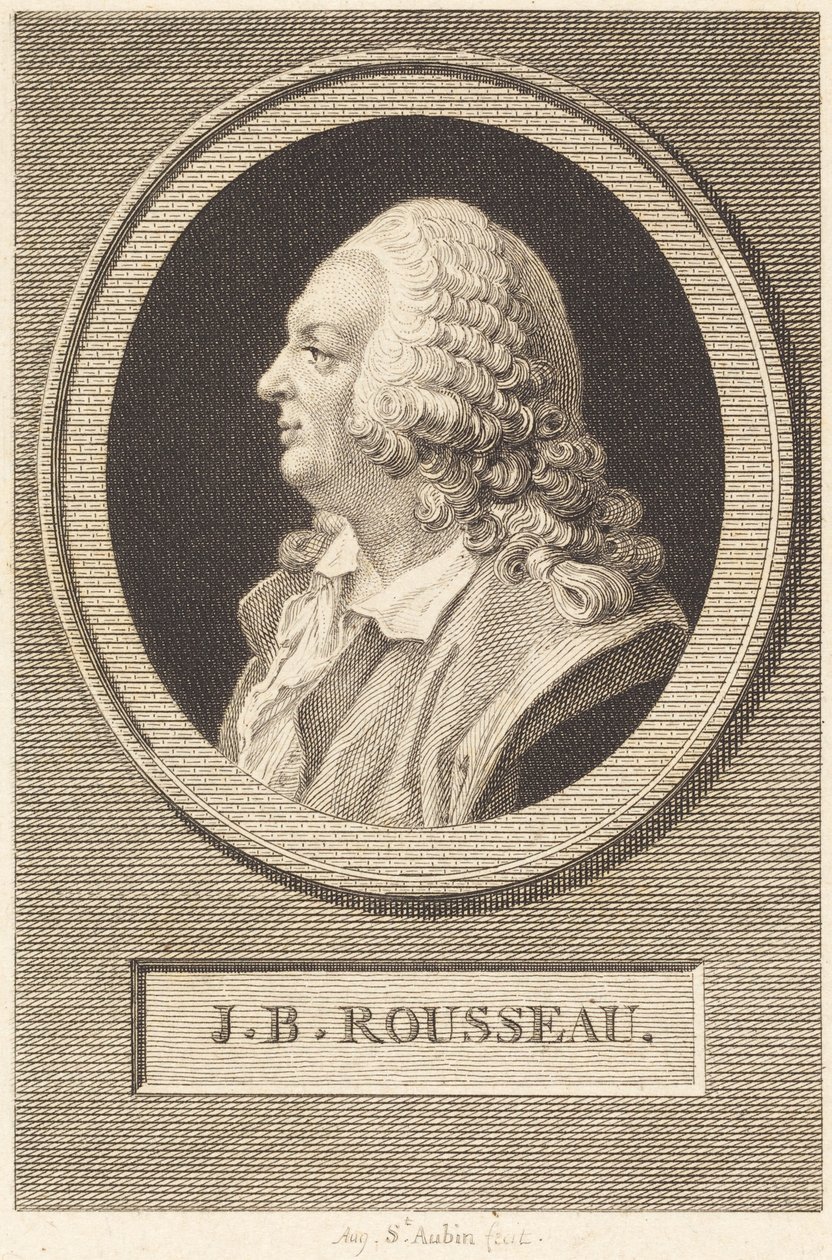 Jean Baptiste Rousseau autorstwa Augustin de Saint-Aubin