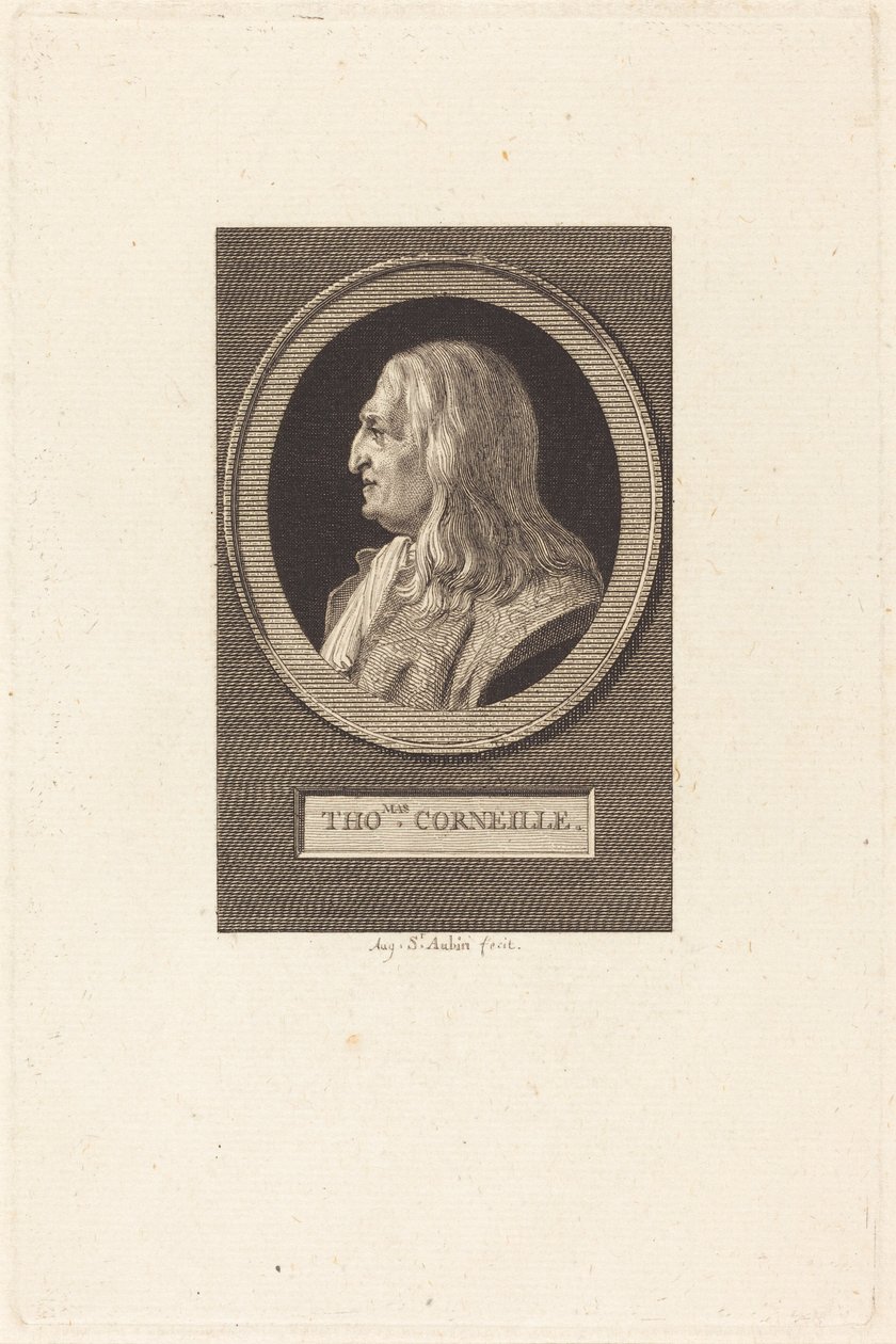 Thomas Corneille autorstwa Augustin de Saint-Aubin