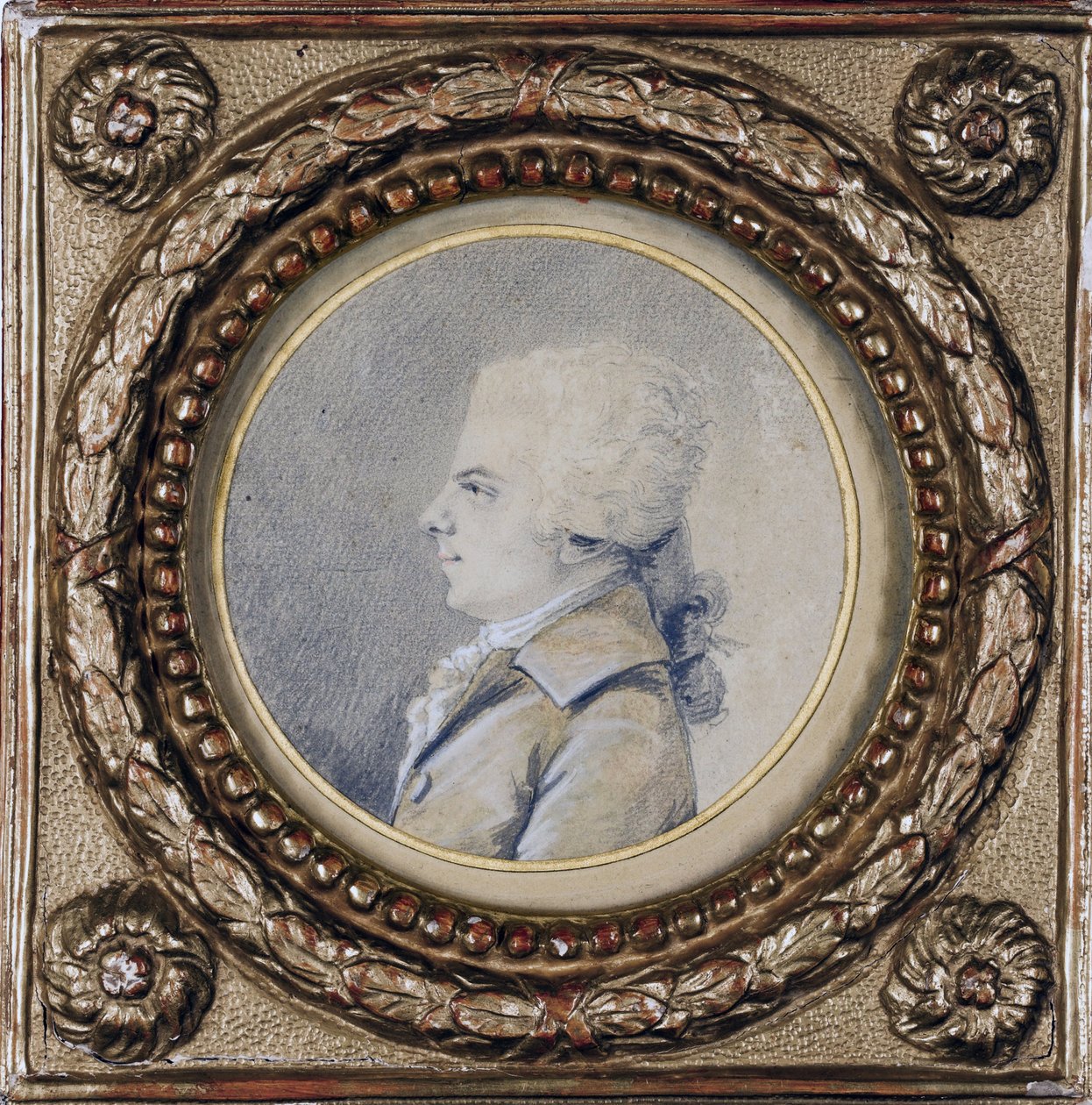 Wolfgang Amadeusz Mozart (1756-1791) autorstwa Augustin de Saint Aubin