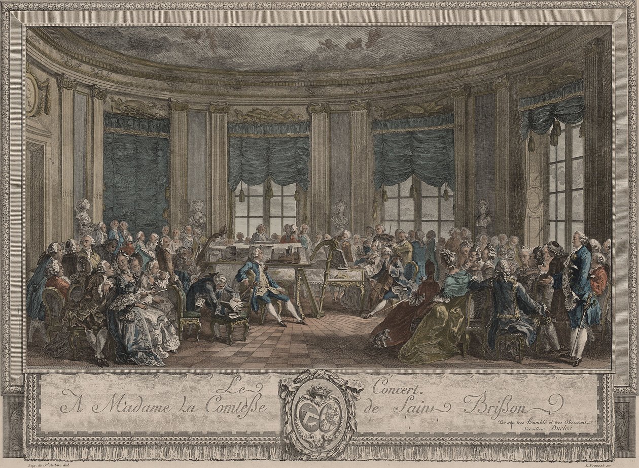 Koncert autorstwa Augustin de Saint Aubin