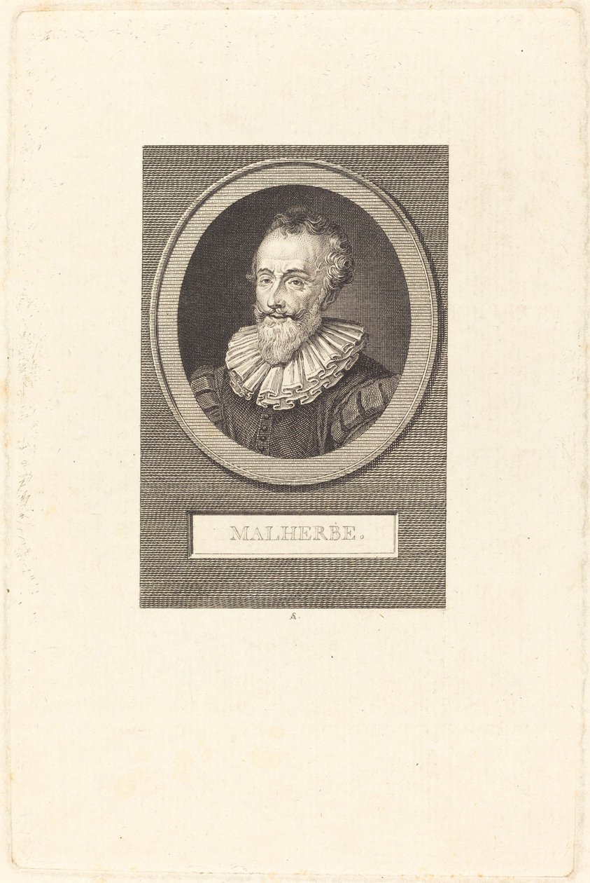 François de Malherbe autorstwa Augustin de Saint Aubin