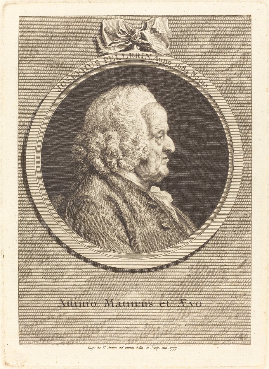 Józef Pellerin autorstwa Augustin de Saint Aubin