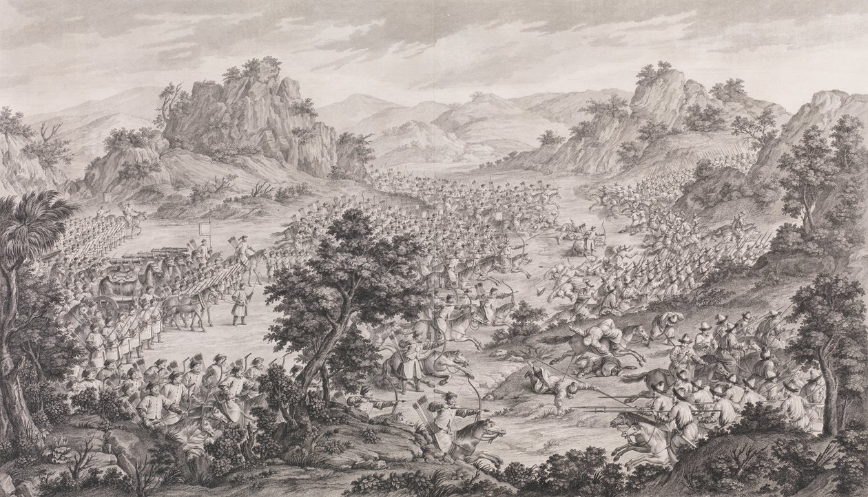 Wielkie zwycięstwo Qurman, 1770. autorstwa Augustin de Saint Aubin