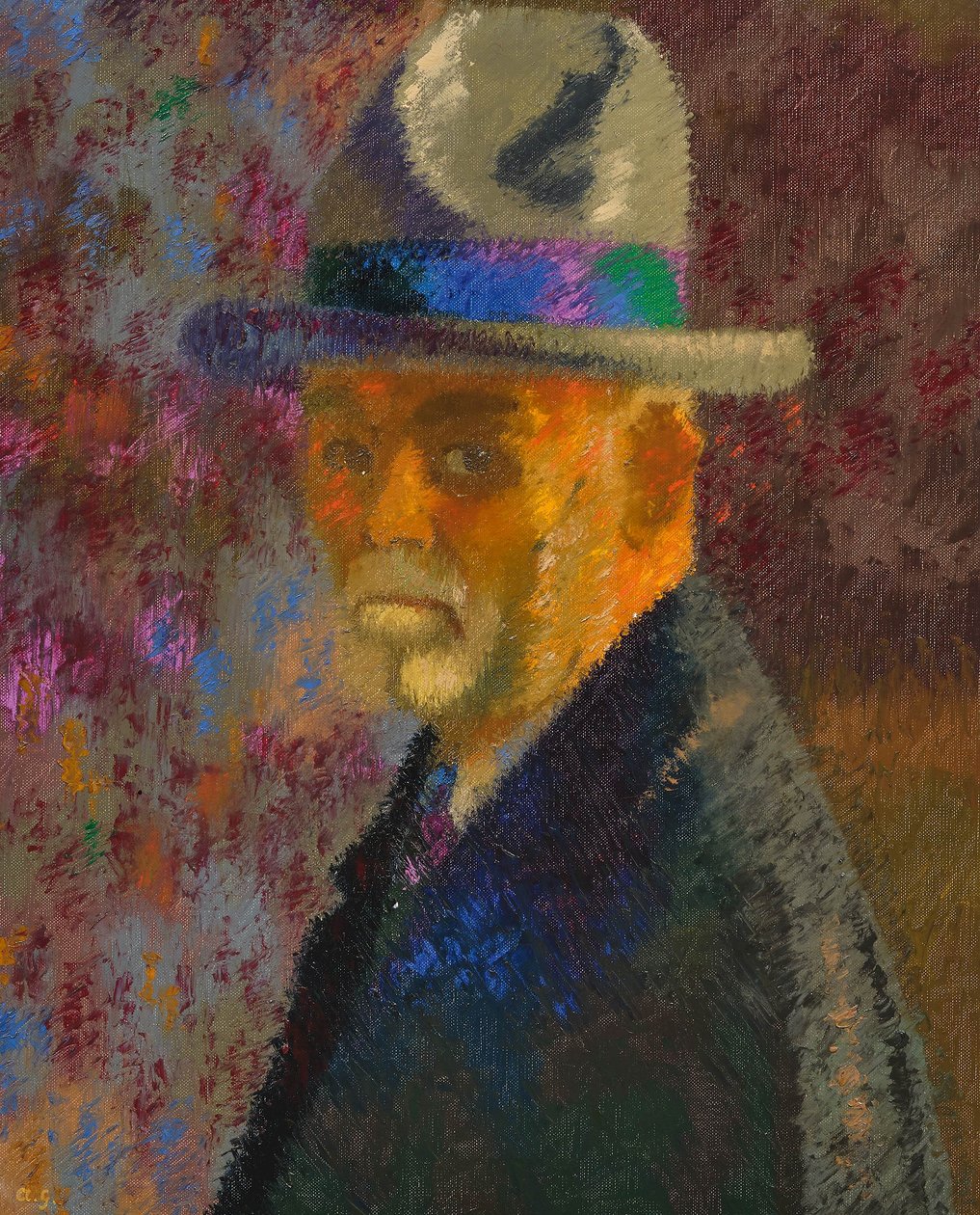 Augusto Giacometti autoportret 1934 autorstwa Augusto Giacometti
