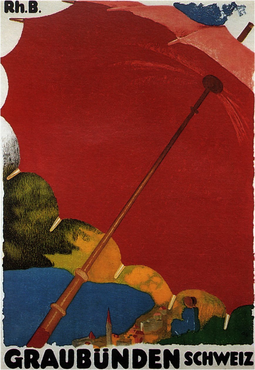 Gryzonia, Szwajcaria, 1918 autorstwa Augusto Giacometti
