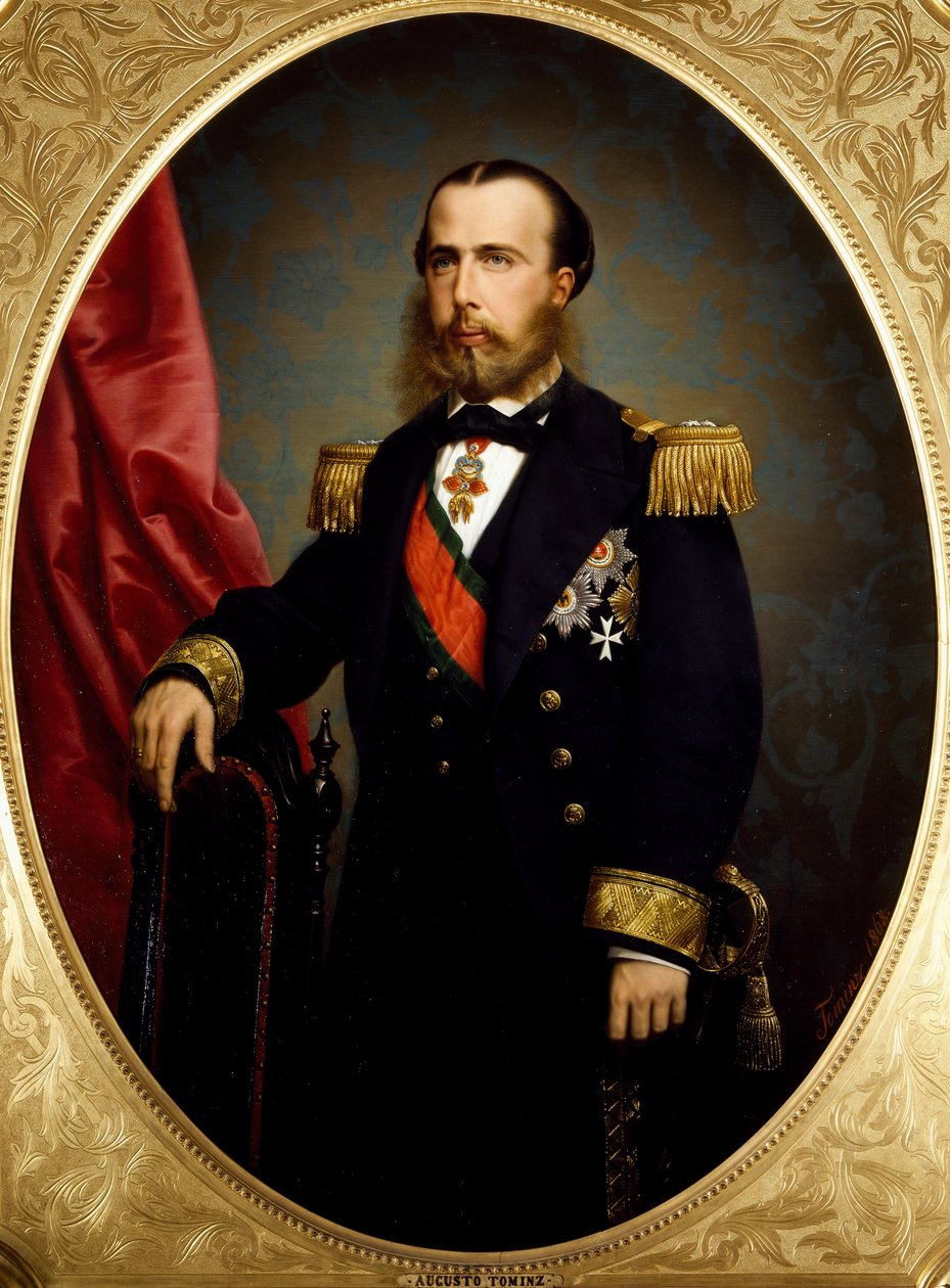 Portret Ferdynanda Maksymiliana Austrii (Wiedeń) autorstwa Augusto Tominz
