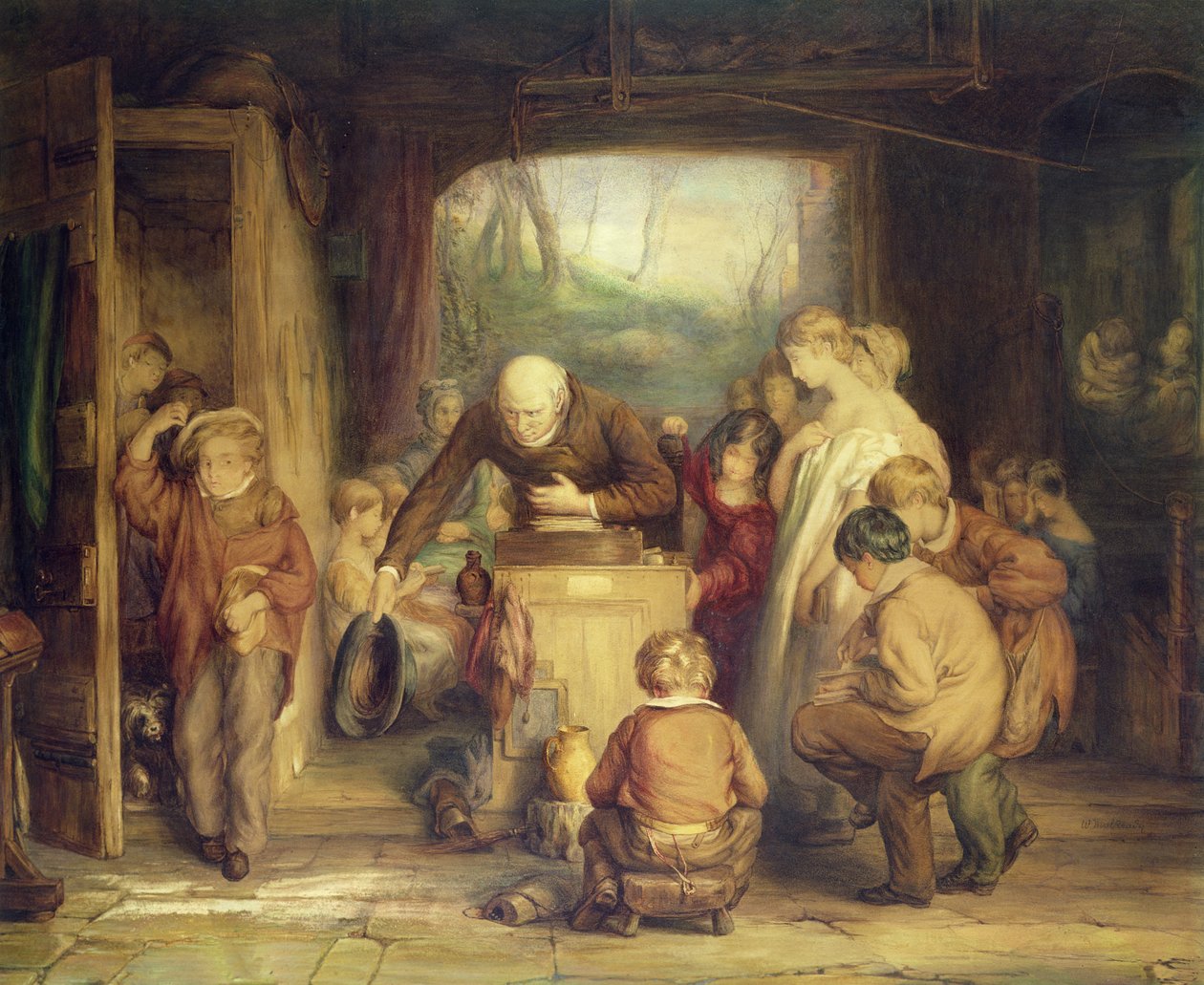 Ostatni w autorstwa Augustus Edward Mulready