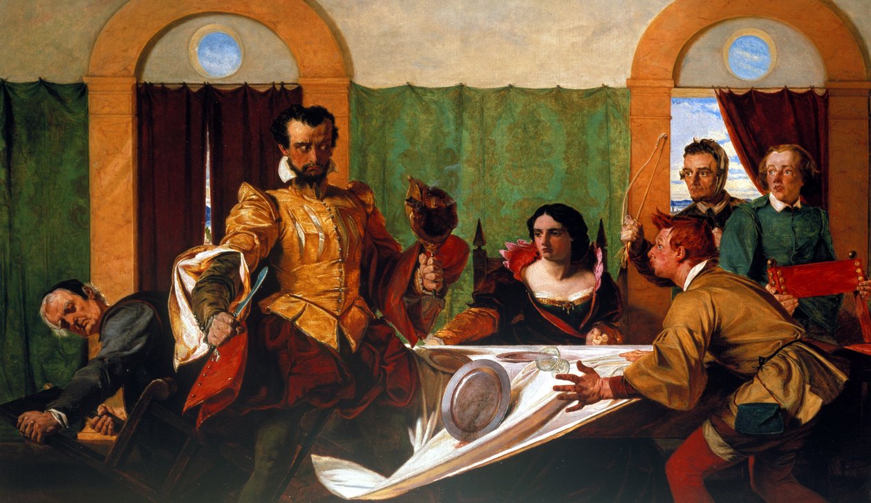 Poskromienie złośnicy autorstwa Augustus Leopold Egg