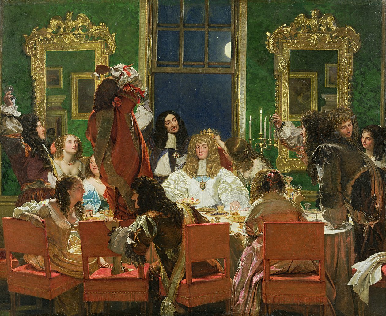 Życie Buckinghama, 1853-55 (zobacz 129316 dla pary) autorstwa Augustus Leopold Egg