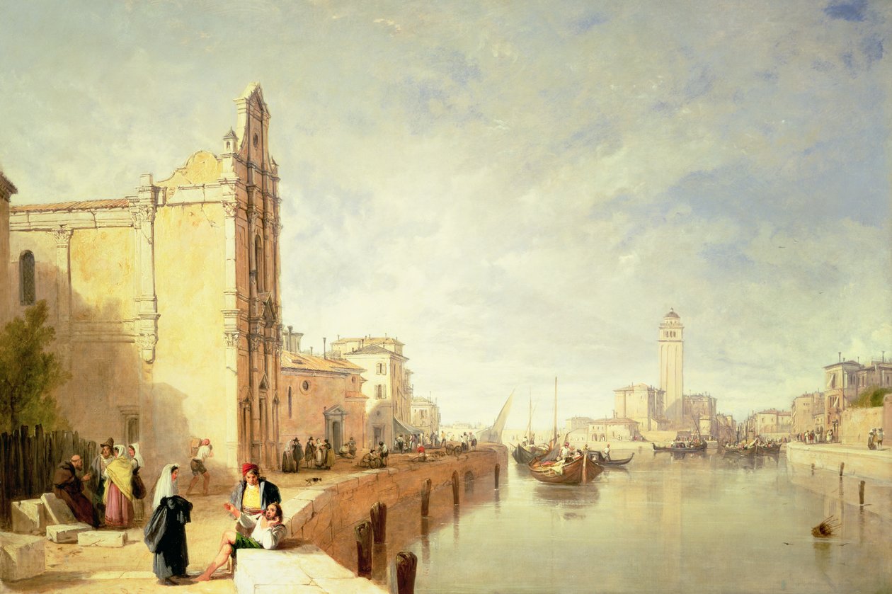 Widok na Murano autorstwa Augustus Wall Callcott