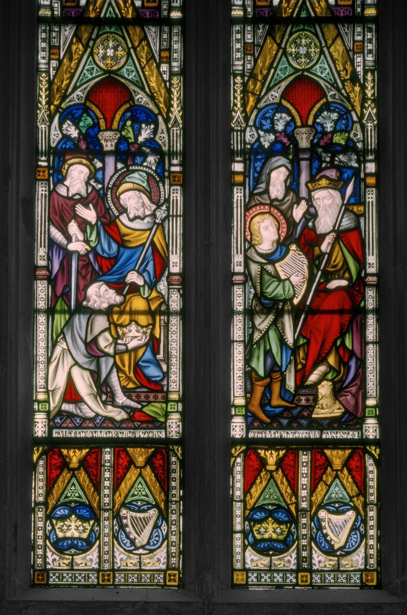 Sceny biblijne Dawida i Saula, 1852 autorstwa Augustus Welby Northmore Pugin
