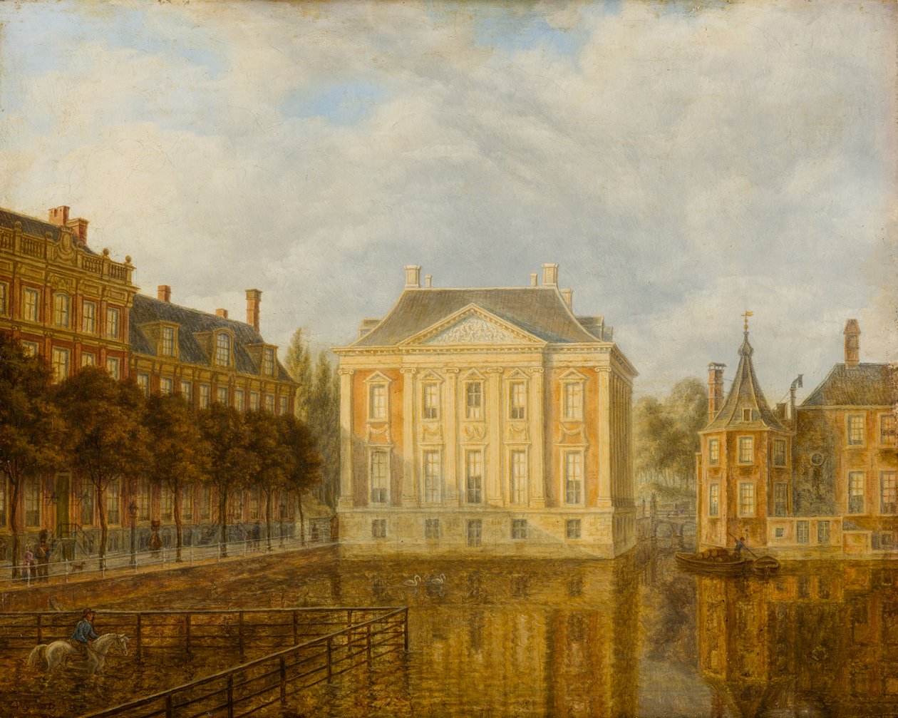 Widok Mauritshuis autorstwa Augustus Wijnantz