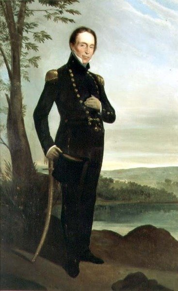 Portret kapitana Johna Pipera (1773-1851), ok. 1826 autorstwa Augustus Earle