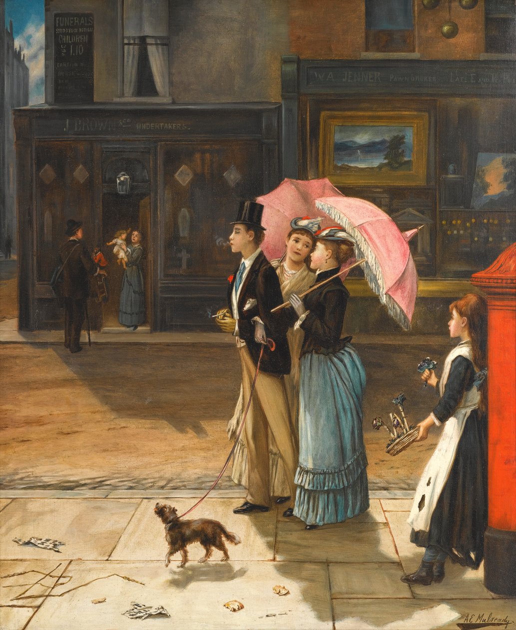Nasz dobroduszny kuzyn autorstwa Augustus Edwin Mulready