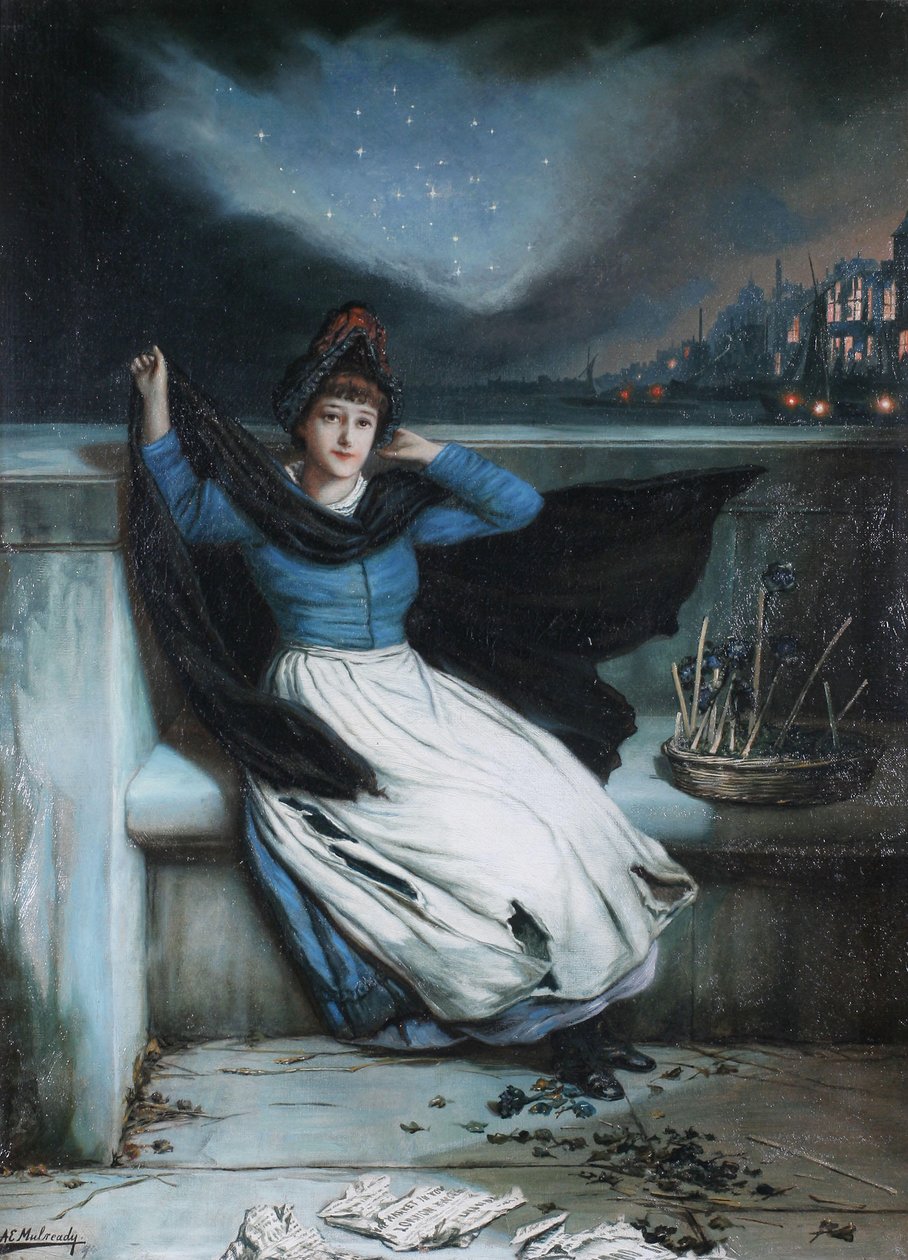 Zamknięcie dnia - wyprzedaż autorstwa Augustus Edwin Mulready