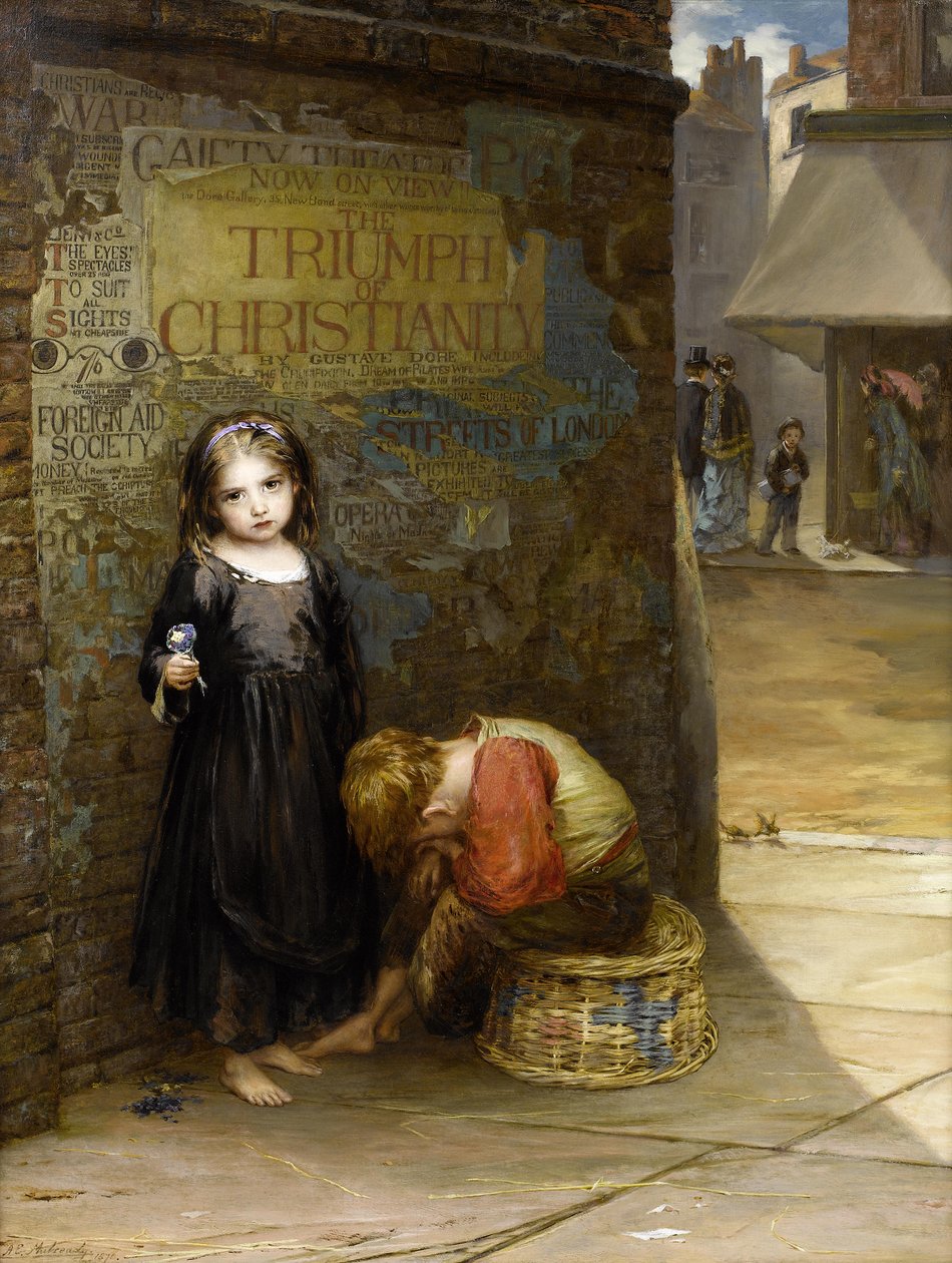 Bez opieki autorstwa Augustus Edwin Mulready