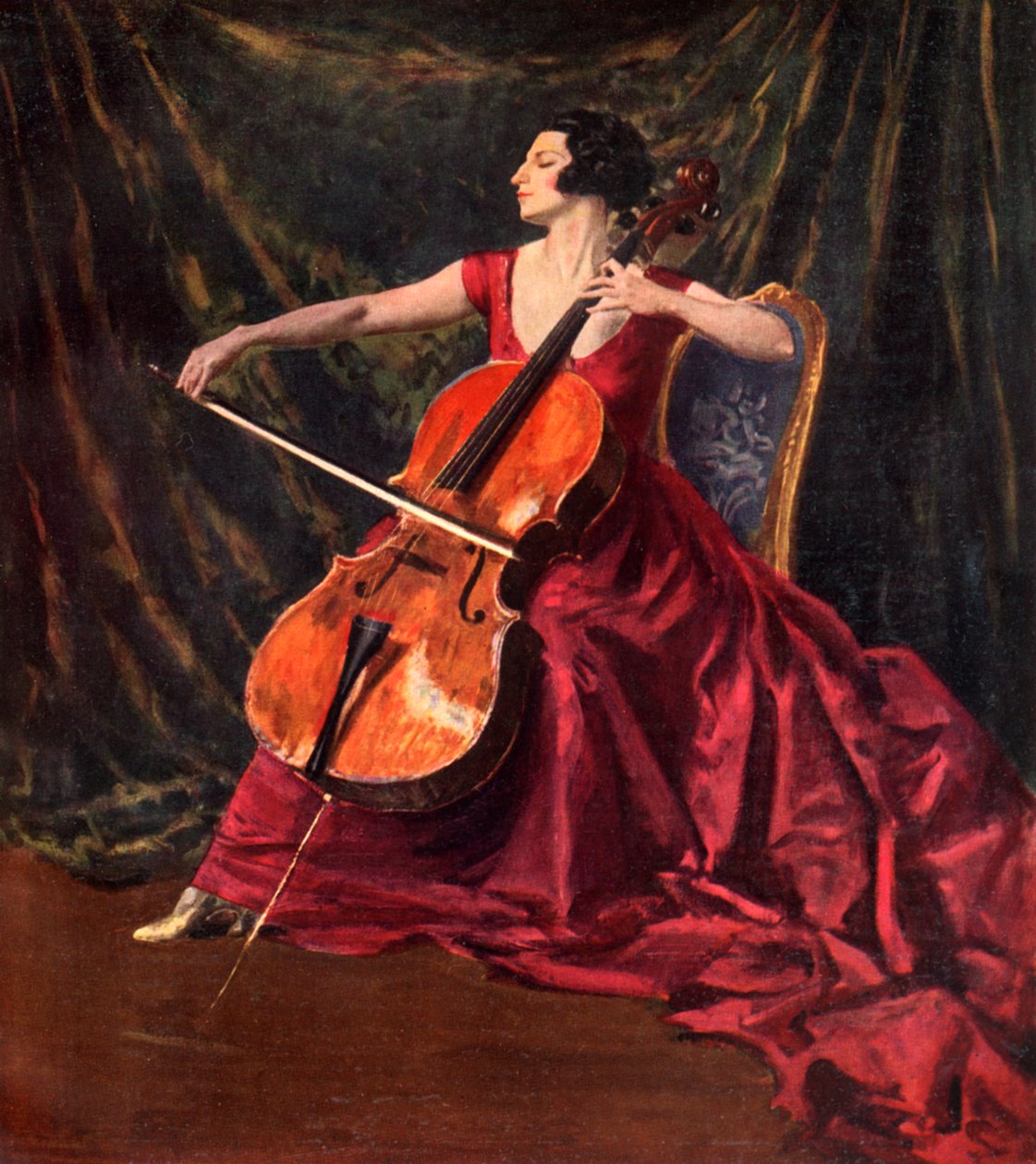 Madame Suggia, 1920-1923, 1933 autorstwa Augustus John