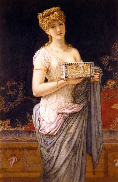 Pompejańska dziewczyna autorstwa Augustus Jules Bouvier