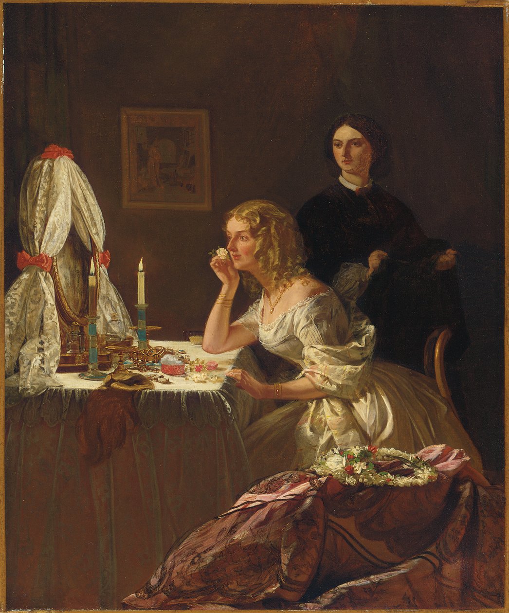 Młoda dama w toalecie autorstwa Augustus Leopold Egg