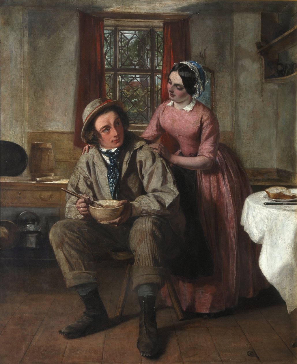 Charles Dickens w postaci Sir Charlesa Coldstreama, ok.1850 autorstwa Augustus Leopold Egg