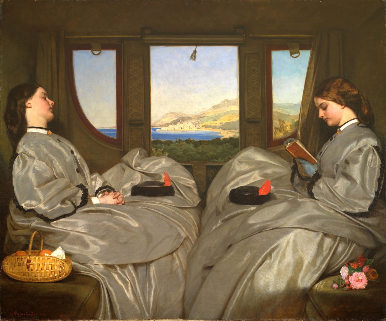 Towarzysze w podróży, 1862. autorstwa Augustus Leopold Egg
