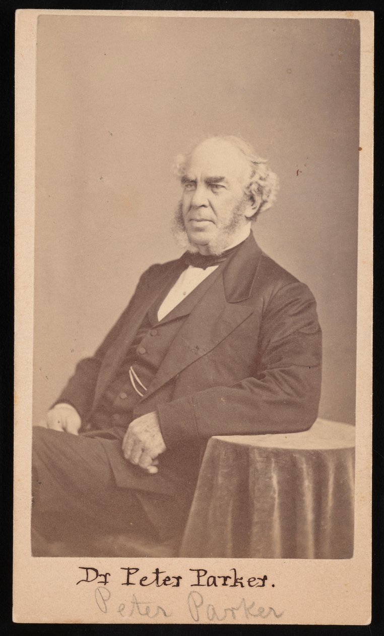Portret Petera Parkera 1804-1888, 1869. autorstwa Augustus Marshall
