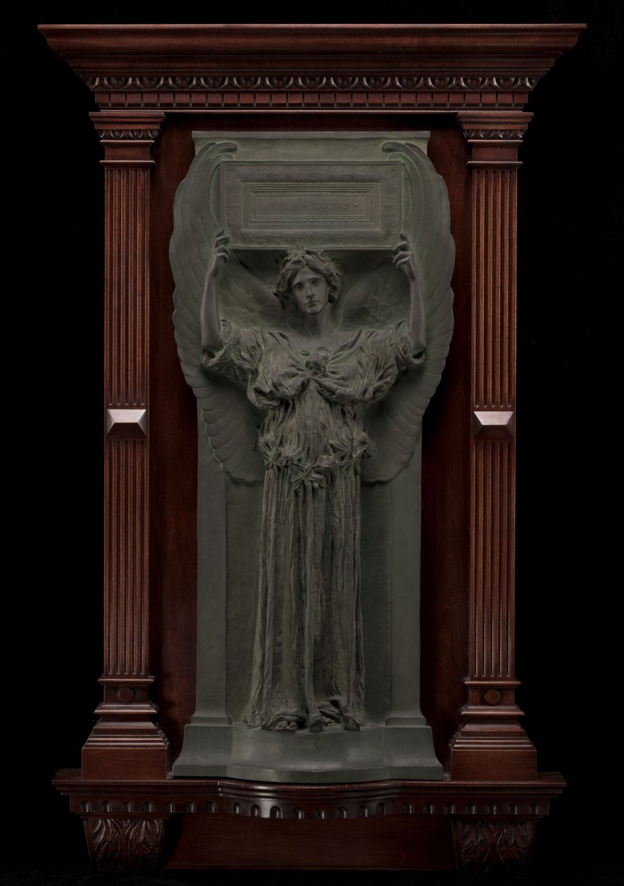Amor Caritas, model 1898, odlany po 1898 autorstwa Augustus Saint Gaudens