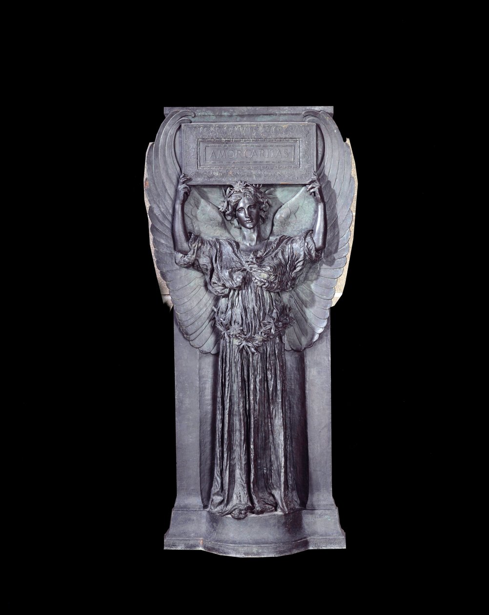 Miłość, miłość, miłość Płaskorzeźba z brązu Augusta Saint Gaudens (Saint-Gaudens) (1848-1907) autorstwa Augustus Saint Gaudens