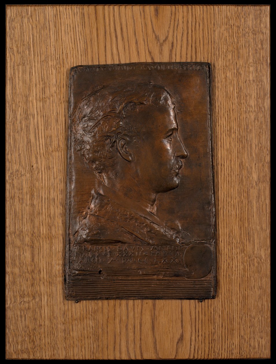 Francis Davis Millet autorstwa Augustus Saint Gaudens