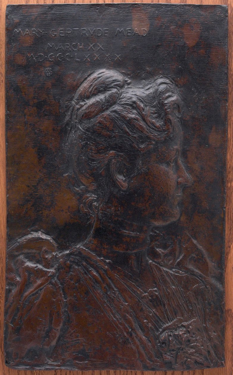 Mary Gertrude Mead (później Opactwo Mary Gertrude, 1851 autorstwa Augustus Saint Gaudens