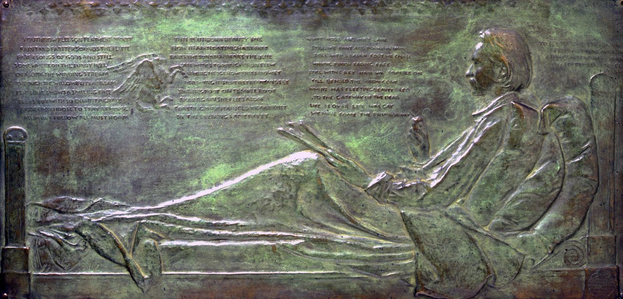 Robert Louis Stevenson autorstwa Augustus Saint Gaudens