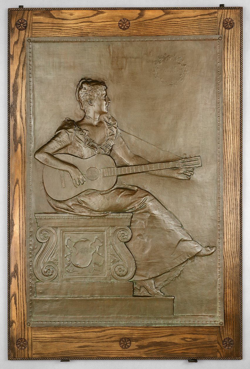 Fioletowy Sargent autorstwa Augustus Saint Gaudens